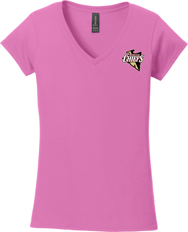 Mercer Chiefs Softstyle Ladies Fit V-Neck T-Shirt