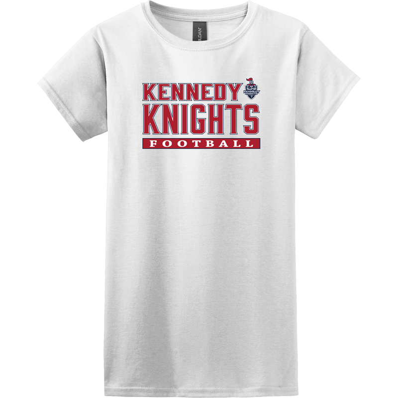 JFK Knights Football Softstyle Ladies' T-Shirt