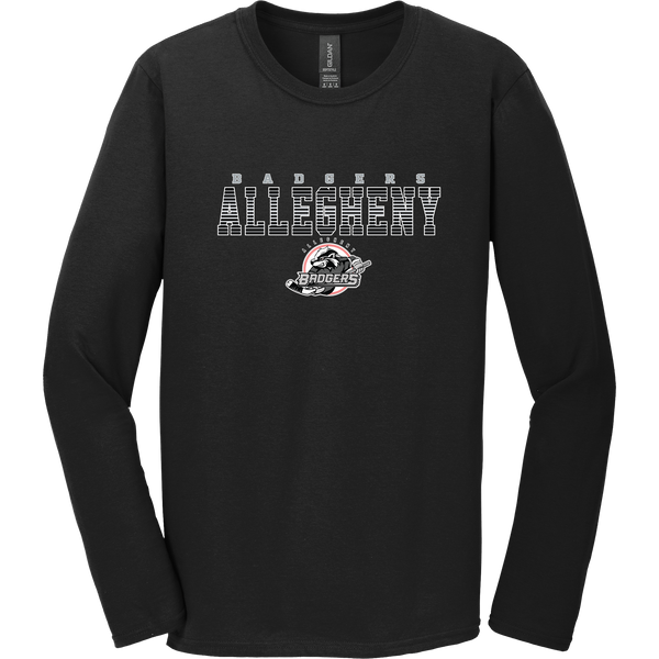 Allegheny Badgers Softstyle Long Sleeve T-Shirt