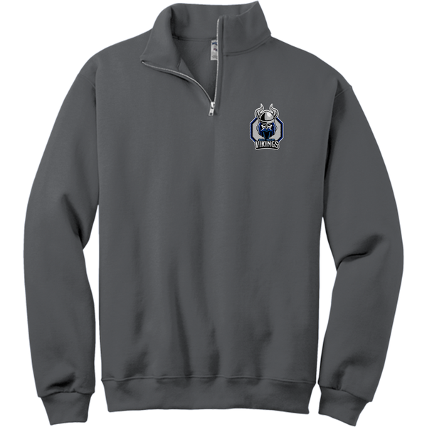 East Coast Vikings (Mens) NuBlend 1/4-Zip Cadet Collar Sweatshirt