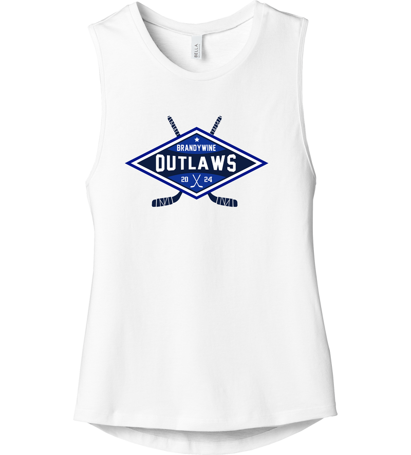 Brandywine Outlaws Womens Jersey Muscle Tank