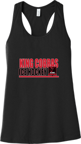 King Cobras Womens Jersey Racerback Tank