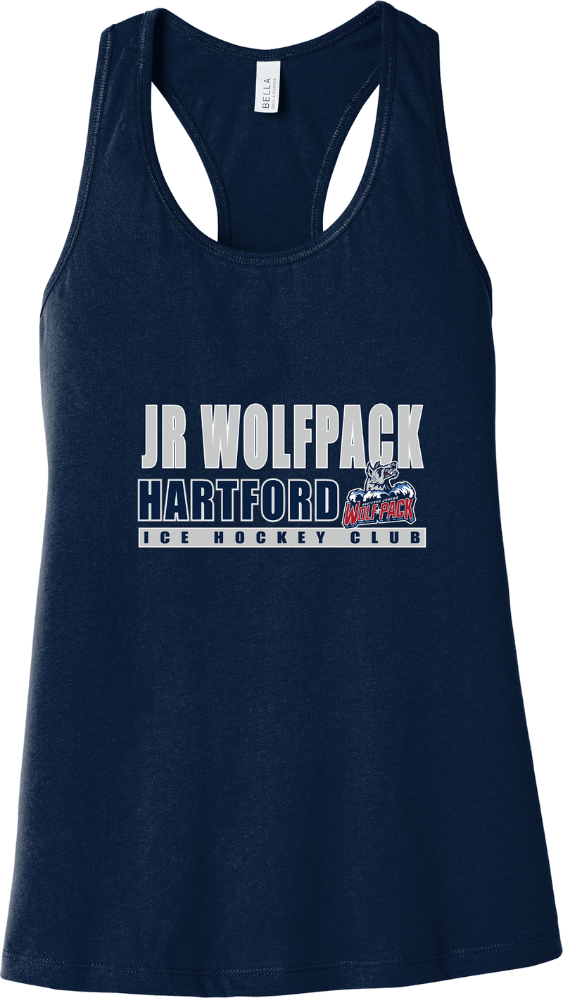 Hartford Jr. Wolfpack Womens Jersey Racerback Tank