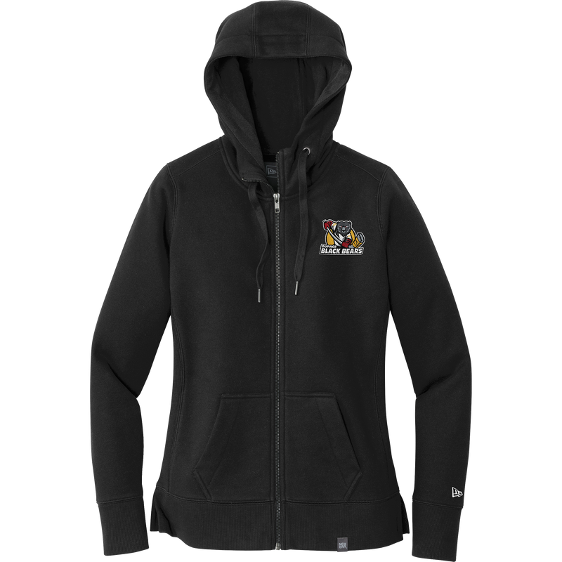 Dupage Black Bears New Era Ladies French Terry Full-Zip Hoodie