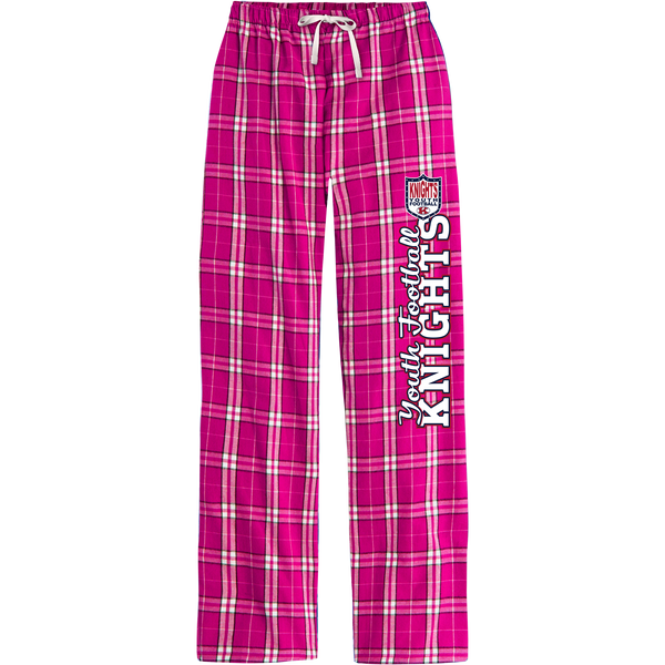 Knights Youth Football Women's Flannel Plaid Pant