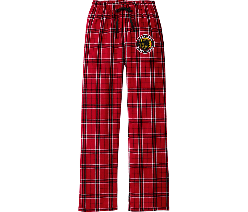 Maryland Black Bears Women's Flannel Plaid Pant