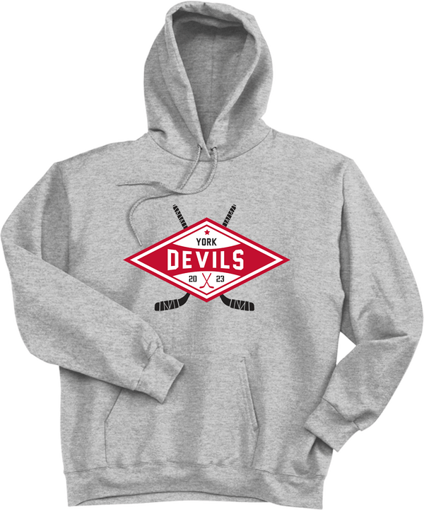 York Devils Ultimate Cotton - Pullover Hooded Sweatshirt