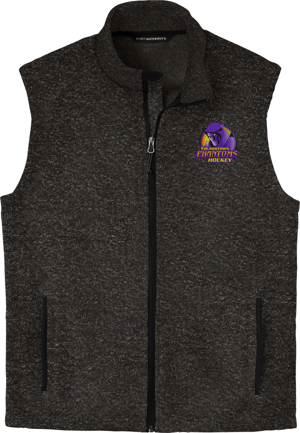 Youngstown Phantoms Sweater Fleece Vest