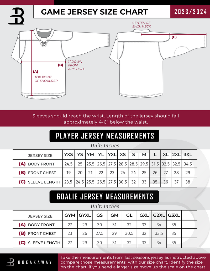 Mercer Chiefs Tier 2 Adult Goalie Hybrid Jersey