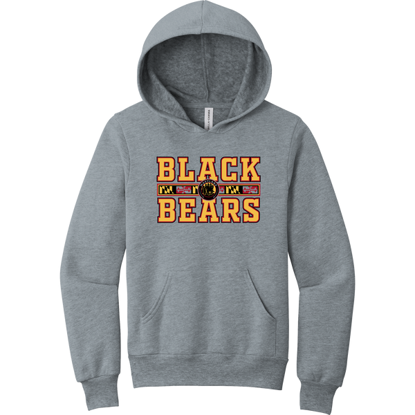 MD Jr. Black Bears Youth Sponge Fleece Pullover Hoodie