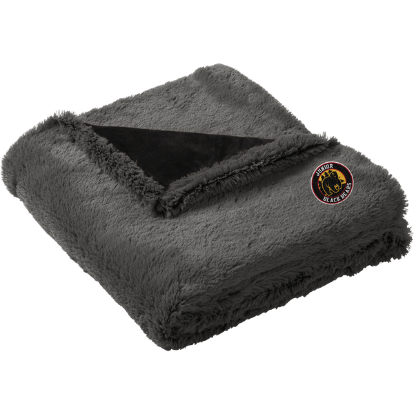 MD Jr. Black Bears Faux Fur Blanket