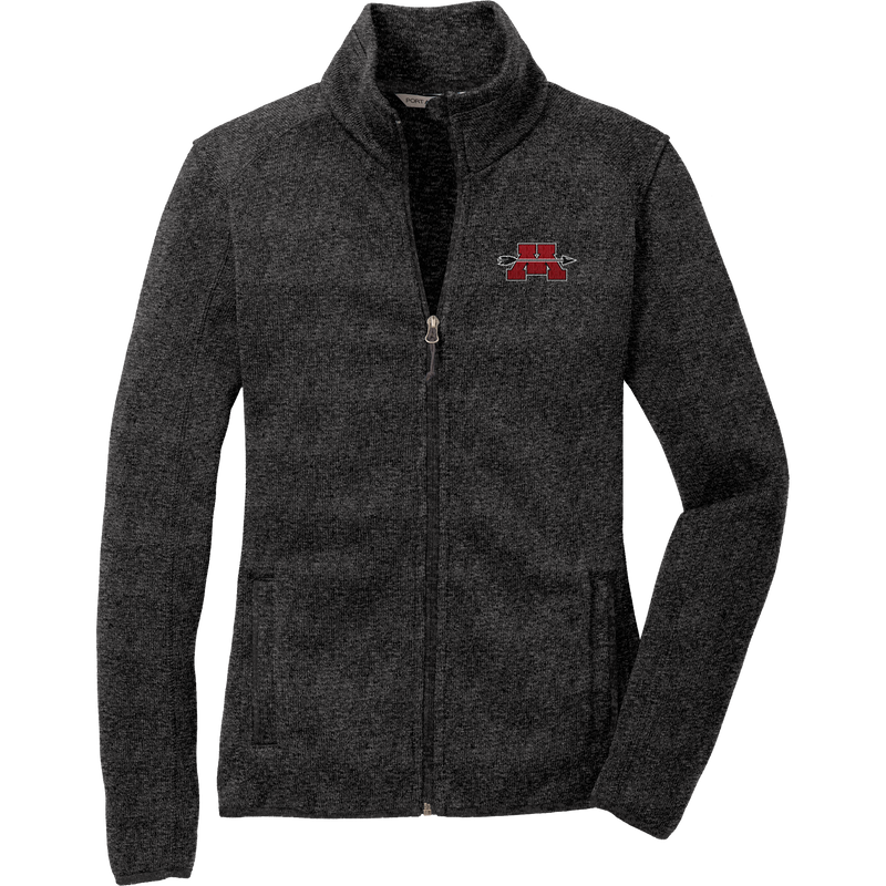 Mercer Arrows Ladies Sweater Fleece Jacket