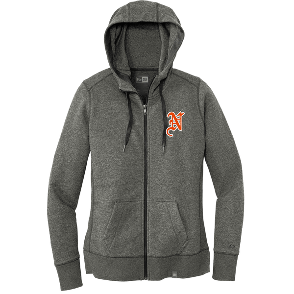 Midd North Hockey New Era Ladies French Terry Full-Zip Hoodie