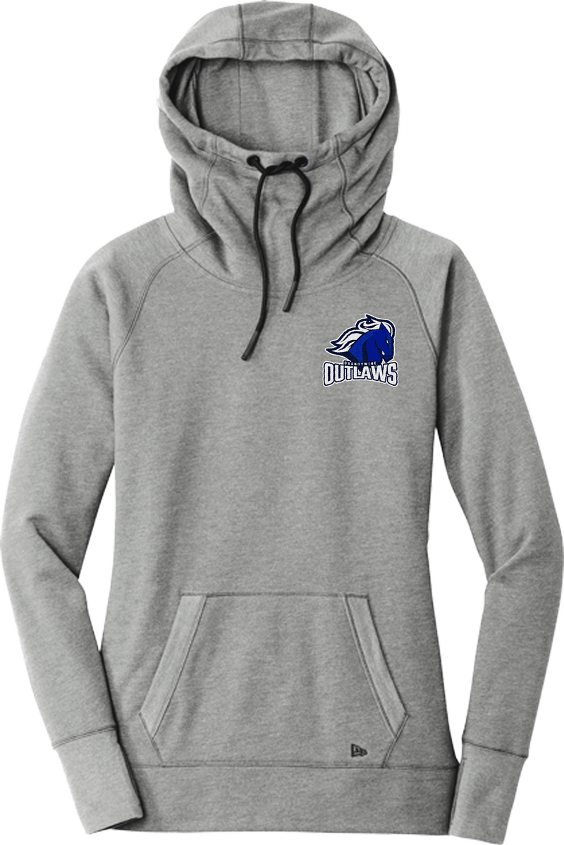 Brandywine Outlaws New Era Ladies Tri-Blend Fleece Pullover Hoodie