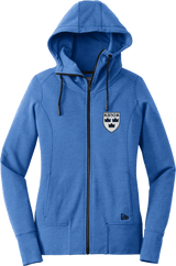 North Jersey Kings New Era Ladies Tri-Blend Fleece Full-Zip Hoodie