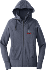 NJ Titans New Era Ladies Tri-Blend Fleece Full-Zip Hoodie