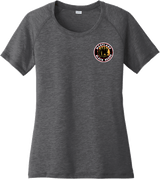 Maryland Black Bears Ladies PosiCharge Tri-Blend Wicking Scoop Neck Raglan Tee