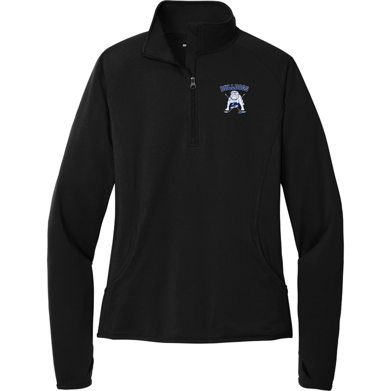 Chicago Bulldogs Ladies Sport-Wick Stretch 1/4-Zip Pullover