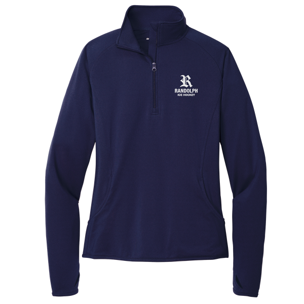 Randolph Hockey Ladies Sport-Wick Stretch 1/4-Zip Pullover