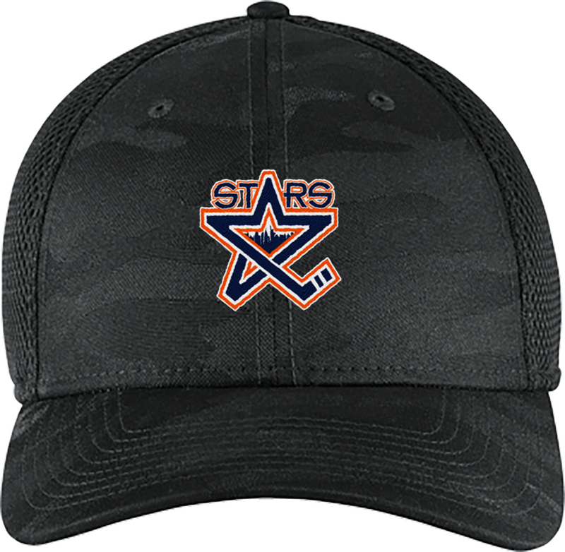 NY Stars New Era Tonal Camo Stretch Tech Mesh Cap