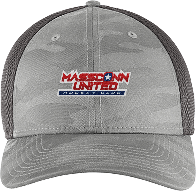 Mass Conn United New Era Tonal Camo Stretch Tech Mesh Cap