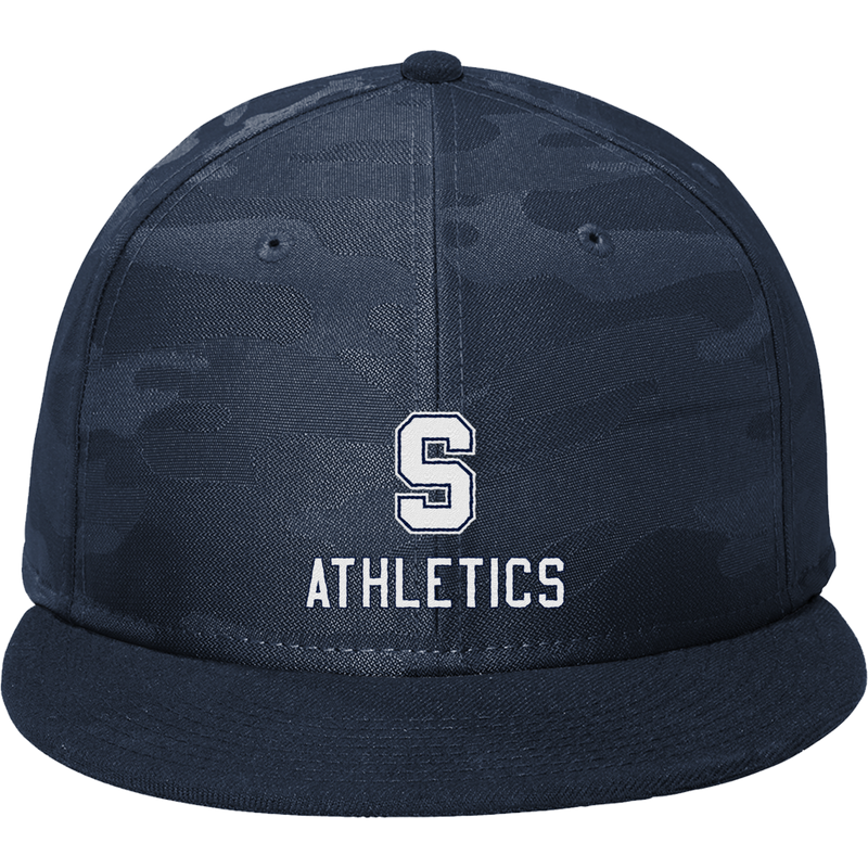 Midd South Athletics New Era Camo Flat Bill Snapback Cap