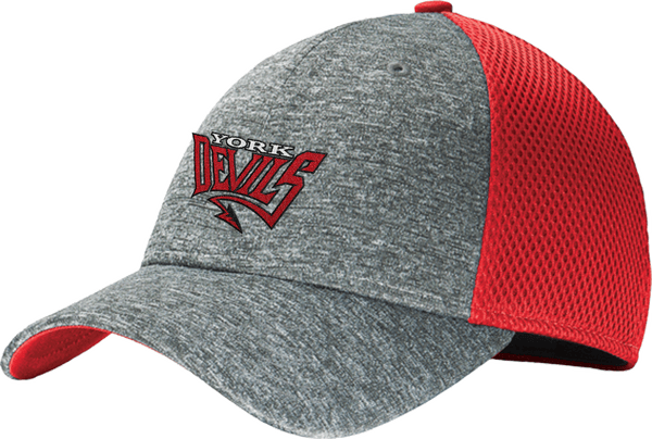 York Devils New Era Shadow Stretch Mesh Cap