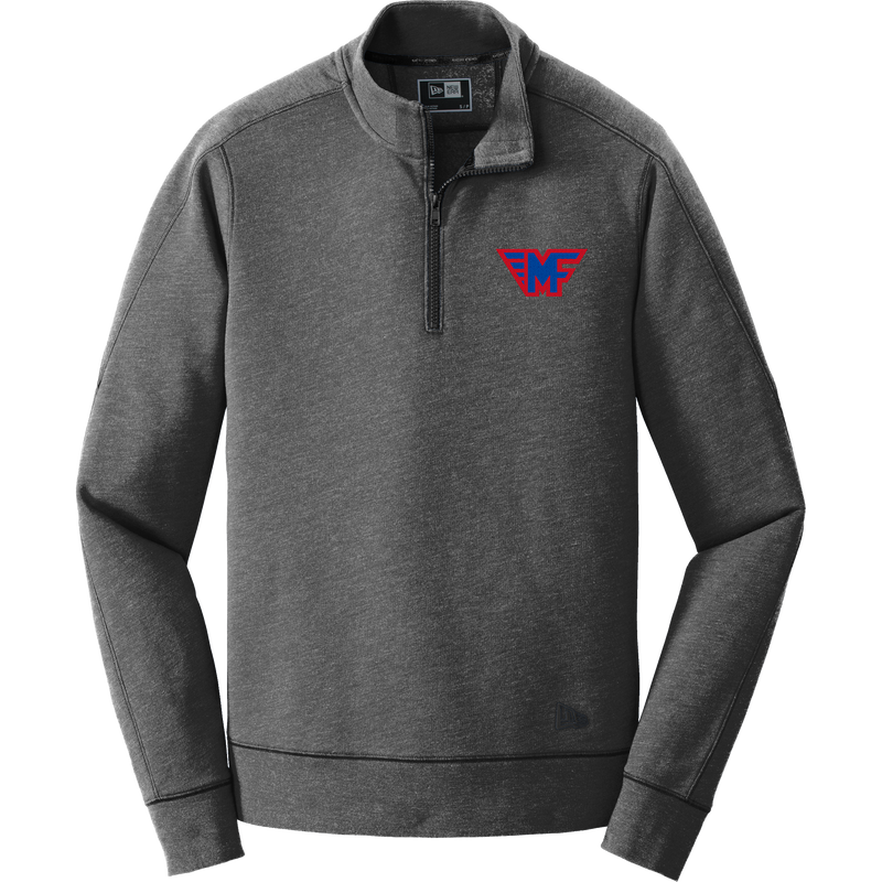 Mid-Fairfield New Era Tri-Blend Fleece 1/4-Zip Pullover