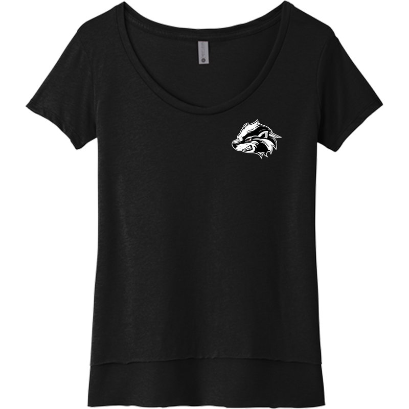 Allegheny Badgers Womens Festival Scoop Neck Tee