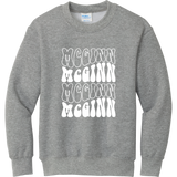 McGinn Youth "Groovy" Core Fleece Crewneck Sweatshirt