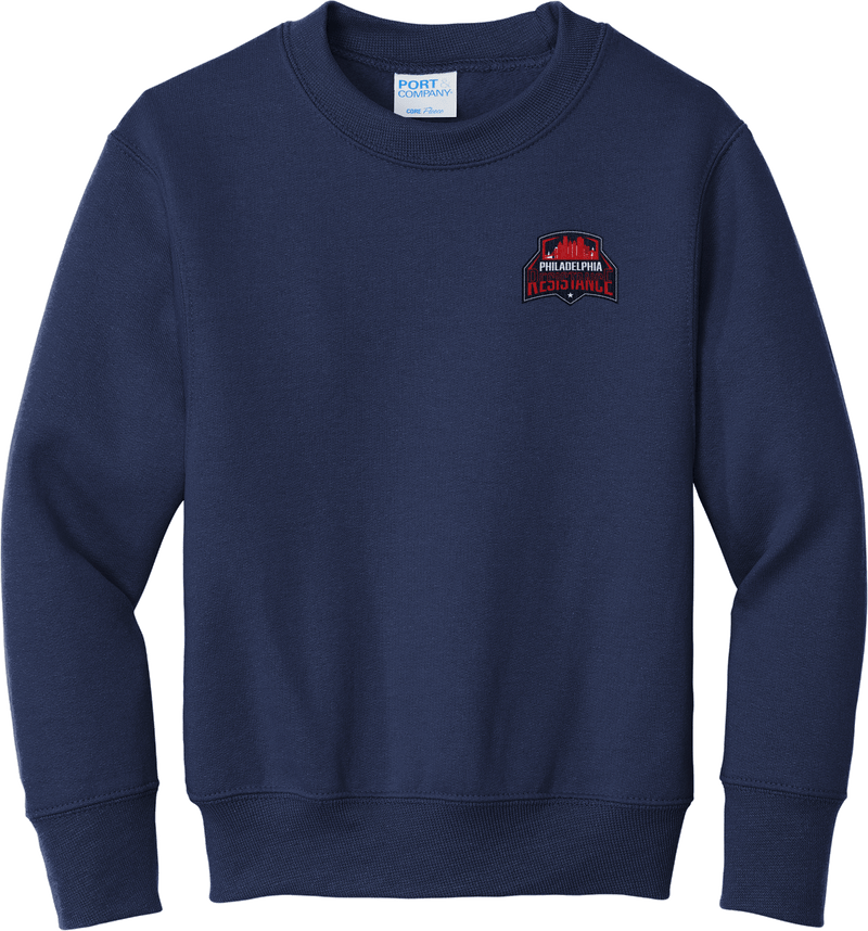 Philadelphia Resistance Youth Core Fleece Crewneck Sweatshirt