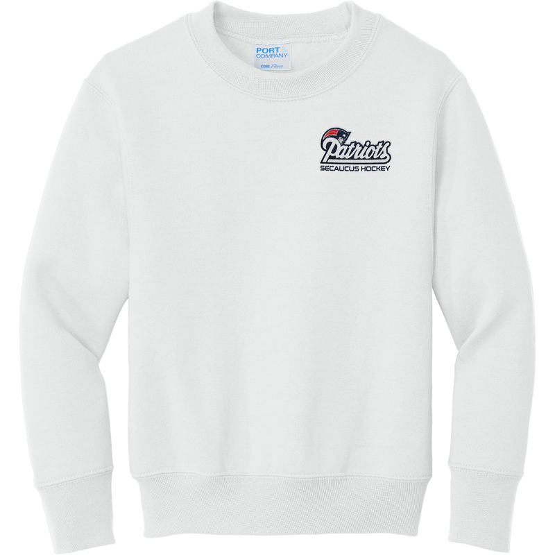 Secaucus Patriots Youth Core Fleece Crewneck Sweatshirt