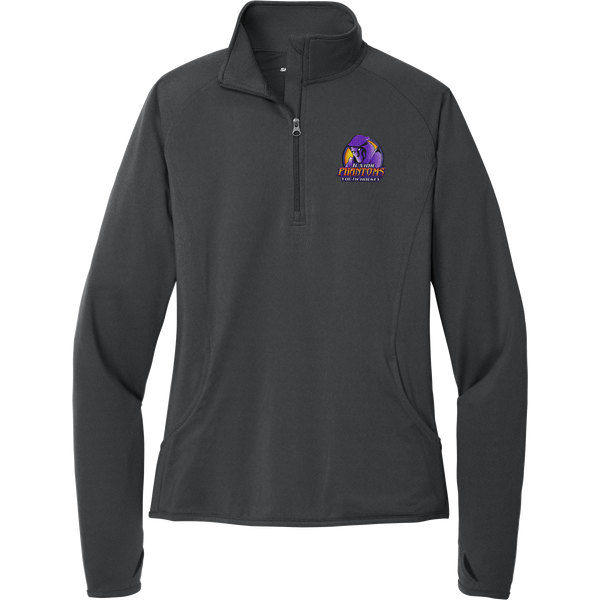 Jr. Phantoms Ladies Sport-Wick Stretch 1/4-Zip Pullover