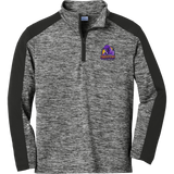 Jr. Phantoms Youth PosiCharge  Electric Heather Colorblock 1/4-Zip Pullover