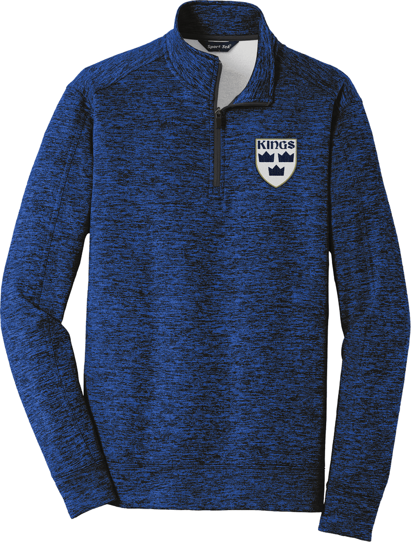 North Jersey Kings PosiCharge Electric Heather Fleece 1/4-Zip Pullover