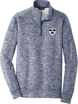 North Jersey Kings PosiCharge Electric Heather Fleece 1/4-Zip Pullover