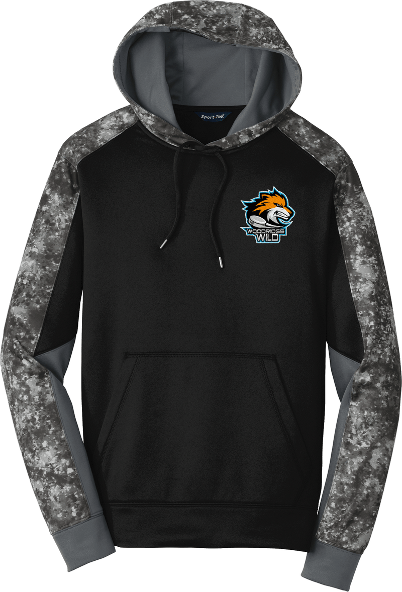 Woodridge Wild Sport-Wick Mineral Freeze Fleece Colorblock Hooded Pullover