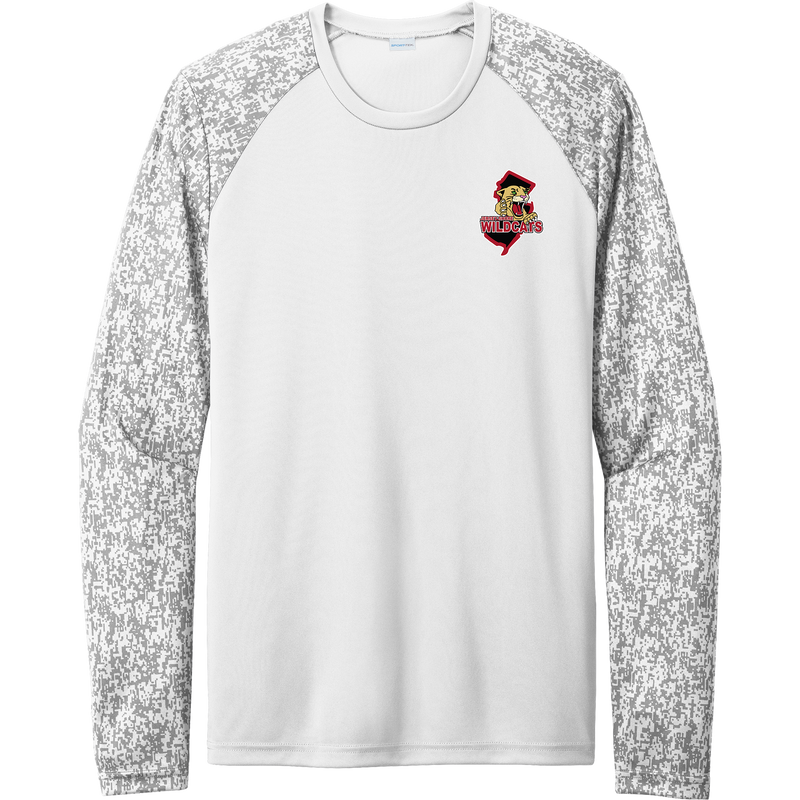 Jersey Shore Wildcats Long Sleeve Digi Camo Tee