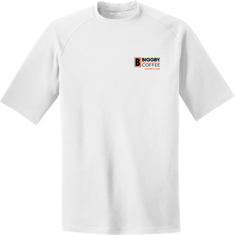 Biggby Coffee Hockey Club PosiCharge Tri-Blend Wicking Raglan Tee