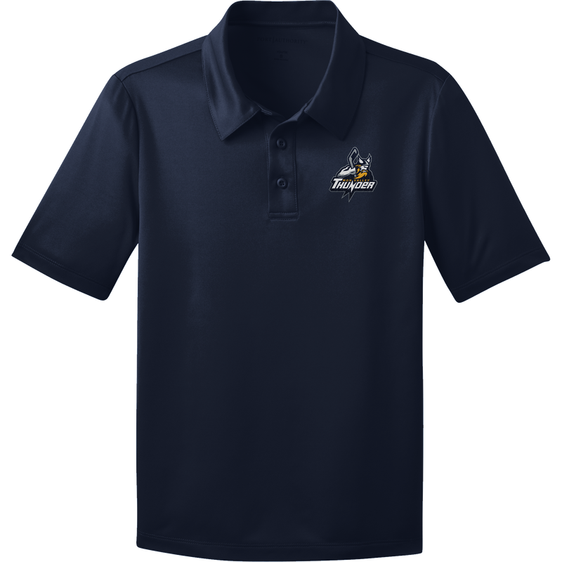 Mon Valley Thunder Youth Silk Touch Performance Polo