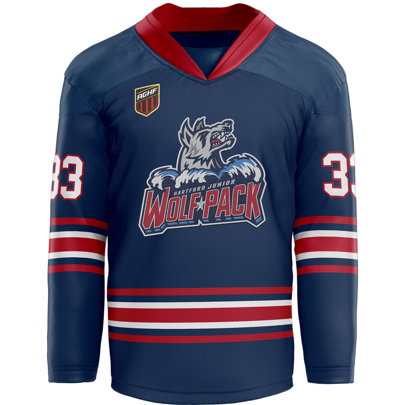 AGHF Hartford Jr. Wolfpack Adult Player Hybrid Jersey